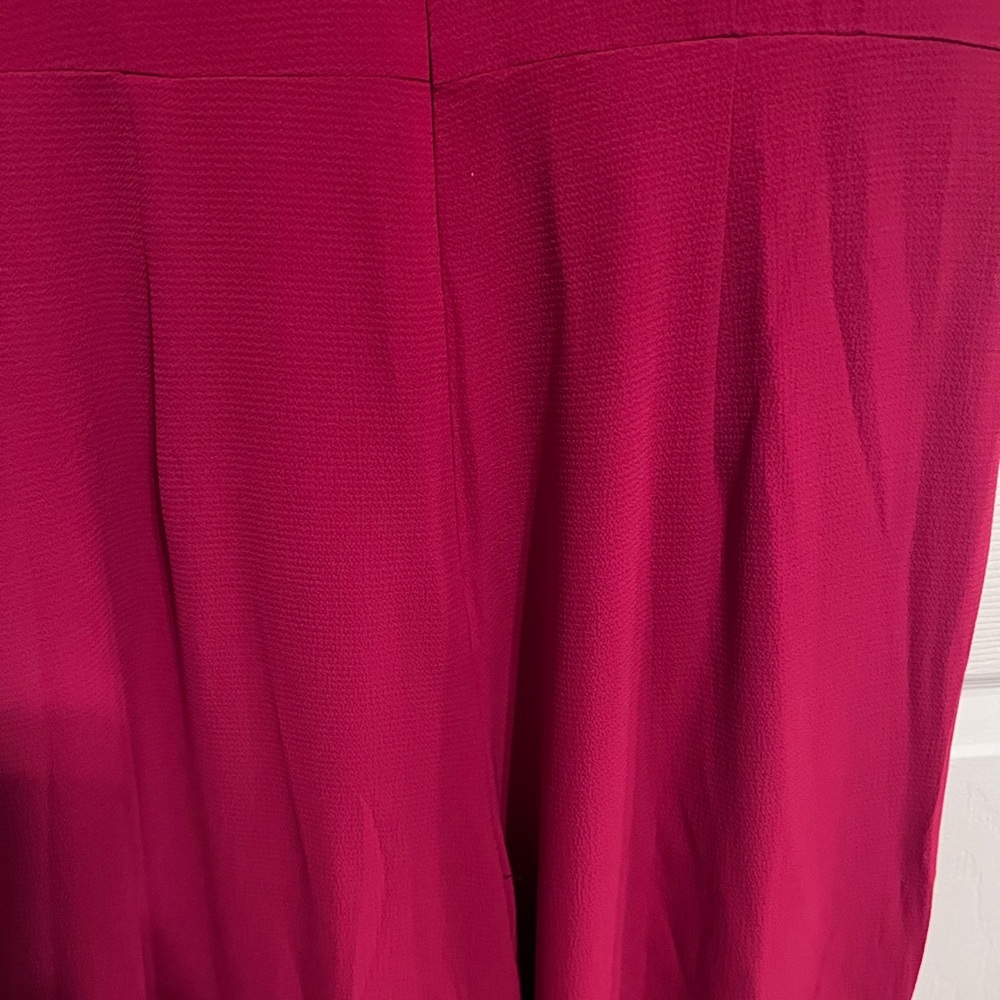 Ivy Blu Flutter Short Sleeve Twist Neck Jumpsuit. Size 10 - Picture 9 of 12